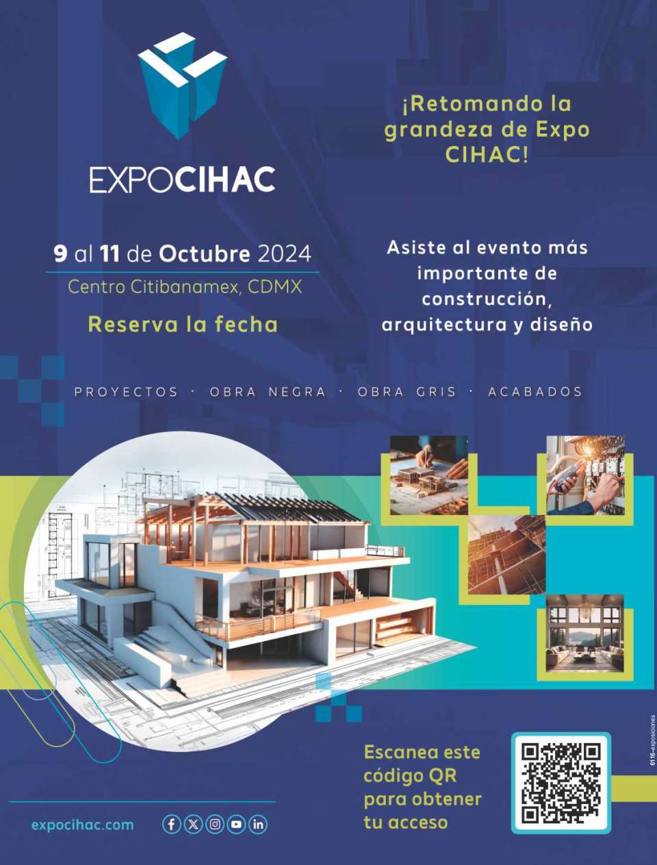 CIHAC Expo, from October 9 to 11, 2024 at Centro CitiBanamex, Mexico City.