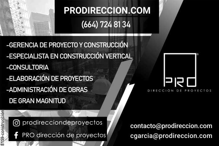 Project and Construction Management, Specialists in Vertical Construction, Consulting, Project Development, Administration of large-scale works, PRO Project Management.